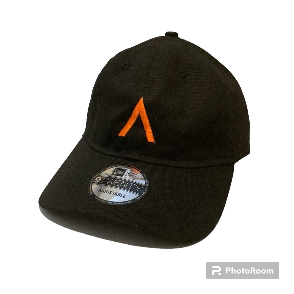9Twenty New Era Adjustable Black Orange Embroidery Baseball Hat/Cap Unisex